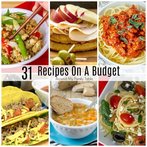 Recipes on a Budget - Around My Family Table