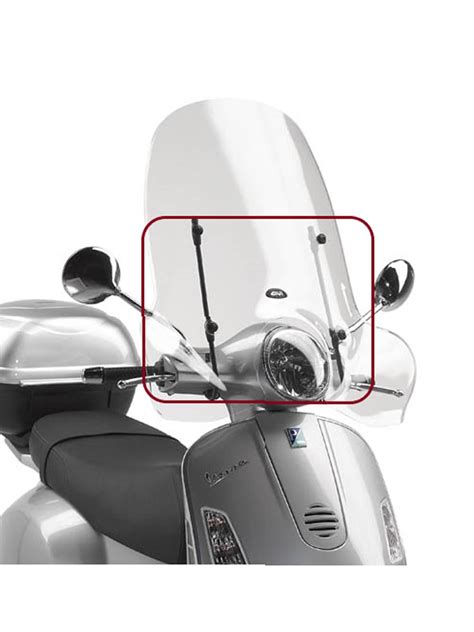 Szyba Przezroczysta Givi Do Vespa LX 50 125 150 05 14 GTS 125 150