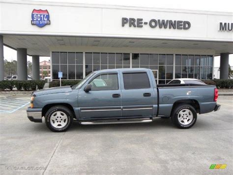 2006 Blue Granite Metallic Chevrolet Silverado 1500 Ls Crew Cab 25709808 Photo 2 Gtcarlot