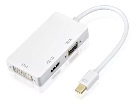 Adaptador De Mini Displayport A Vga Hdmi Dvi En