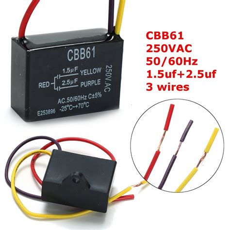 Cbb61 Fan Capacitor 4 Wire