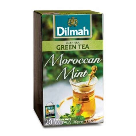 Dilmah Zöld tea Mentás aromás filteres Moroccan Mint Green tea 20