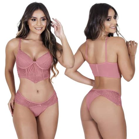 Conjunto Corpete Lingerie Fio Duplo PRIMEIRA DAMA LINGERIE Conjunto