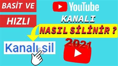 YOUTUBE KANALI NASIL SİLİNİR YOUTUBE KANALI NASIL KAPATILIR