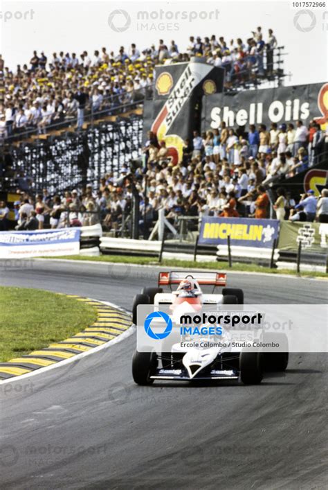 Nelson Piquet Brabham BT53 BMW Leads Niki Lauda McLaren MP4 2 TAG