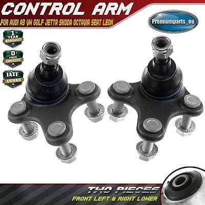 2x Ball Joint Front Lower For Audi A3 VW Golf V Jetta IV Skoda Octavia