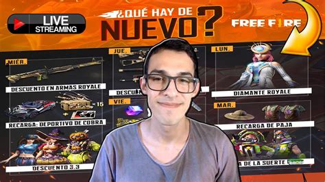 ESPERANDO LA NUEVA LUCK ROYALE DE DIAMANTE FREE FIRE EN DIRECTO YouTube