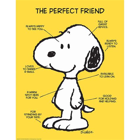 Peanuts The Perfect Friend School Posters | I bought this to have all ...