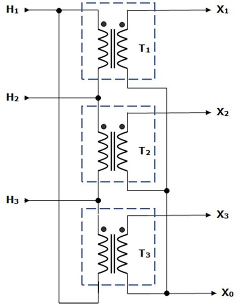 3 Phase Transformer Schematic