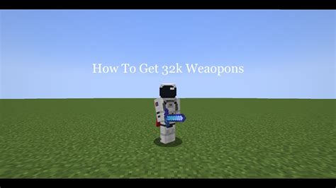 How To Get 32k Weapons In Minecraft [no Mods Or Plugins] Youtube