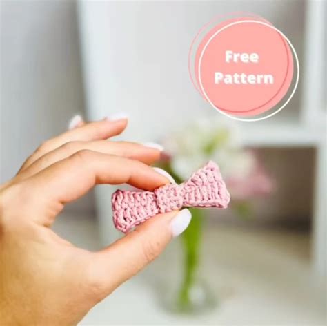 Cute bow tie crochet pattern - 1000+ Free Crochet Patterns