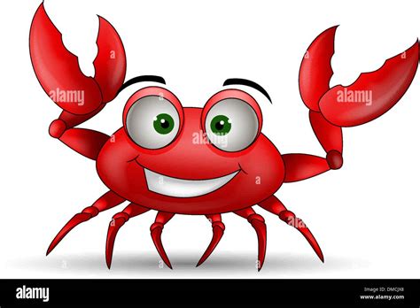 Funny Cartoon Crabs Stock Vector Image And Art Alamy