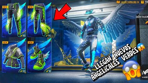 Llegan Los Nuevos Pantalones Angelicales Verdes A Free Fire Youtube