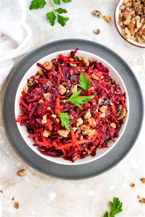 Beet Carrot Salad The All Natural Vegan