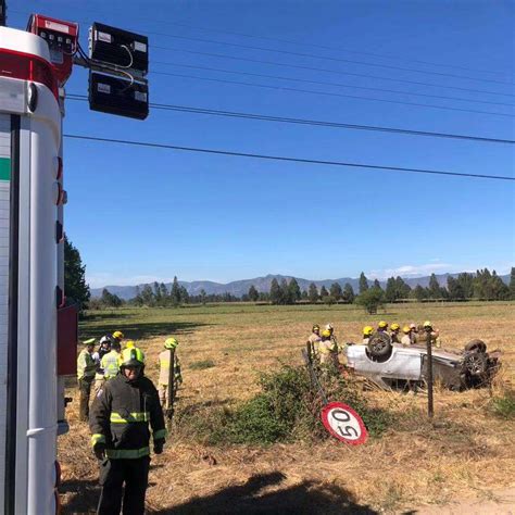 SIAT de carabineros investiga accidente que dejó a una persona