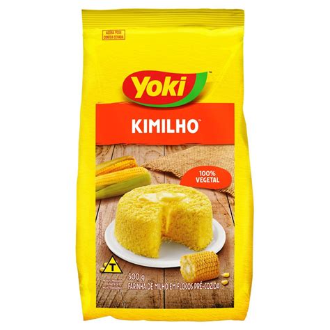 Farinha De Milho Yoki Kimilho Sem Sal G