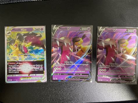 Mawile V Mawile VStar Silver Tempest Pokemon TCG Hobbies Toys Toys