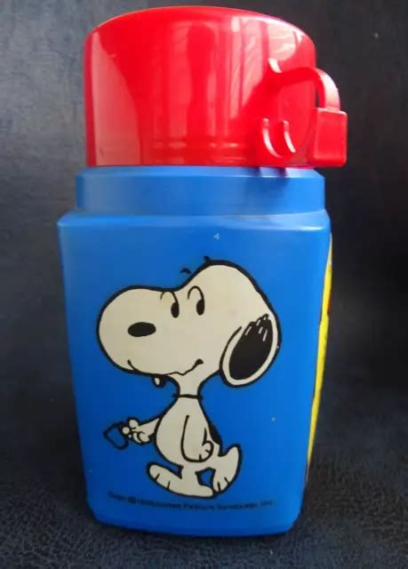 Snoopy Ancienne Gourde Thermos Roughneck Flask Made In England R Tro