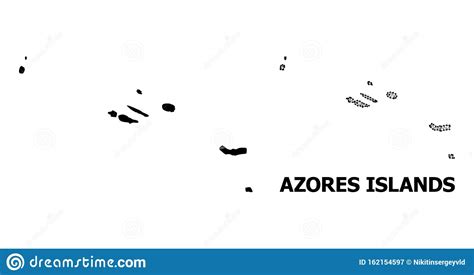 Azores Islands, Portugal Detailed Editable Map Royalty-Free Stock Photo ...