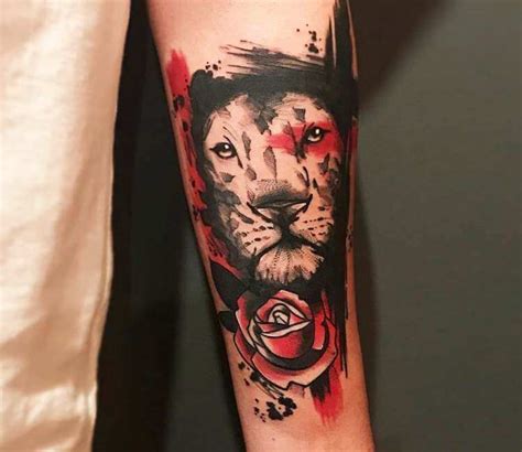 Lion tattoo by Gustavo Takazone | Photo 25799