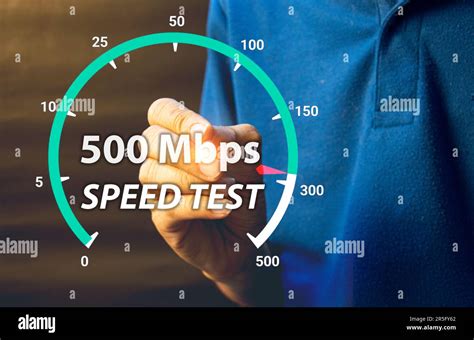 Fast Internet Connection Speedtest Network Bandwidth Technology Man