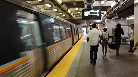 Marta H E Holmes West Bound Train Of Cq S On The Blue Line Departing