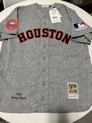 1969 Mitchell And Ness Houston Astros Jimmy Wynn Jersey Sz 48 Xl Tequila