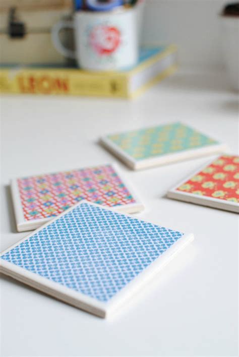 Diy Make Your Own Tile Coasters Handmade Coasters Diy Coasters Tile