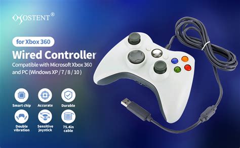 Amazon Ostent Wired Usb Controller Gamepad Joystick For Microsoft