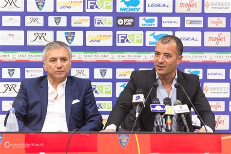 Us Lecce Presentazione Del Nuovo Direttore Sportivo Mauro Meluso