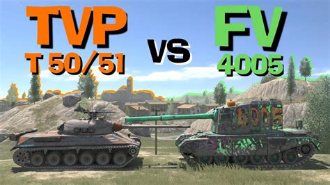 Wot Blitz Face Off Fv Vs Tvp T Youtube