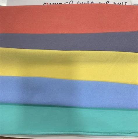 72 Cotton Loopknit Lycra Fabric GSM 240 250 At Rs 550 Kilogram In