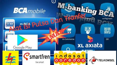 Cara Isi Pulsa Lewat M Banking Bca Youtube