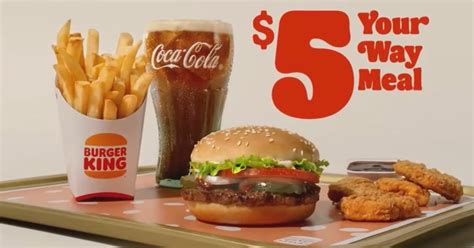 Burger Kings New 5 Combo Is A Whopper Of A Deal