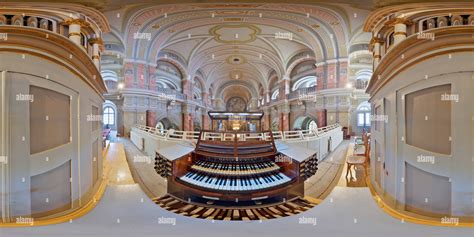 View Of Holy Trinity Cathedral Organ Sibiu Romania Alamy