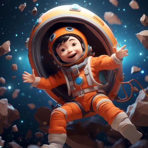 Renderizado En 3D Del Astronauta Foto Gratis