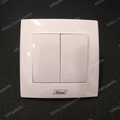 Jual Saklar 2 Gang 2 Way Switch Himel Jakarta Utara Mitra