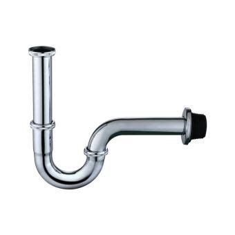 Homelody Siphon de Lavabo en Acier Inox Chromé Siphon Tube pour Lavabo