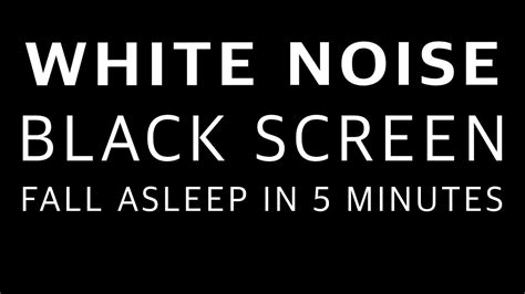 12 Hours Of White Noise Black Screen For Sleep Goodbye Insomnia With