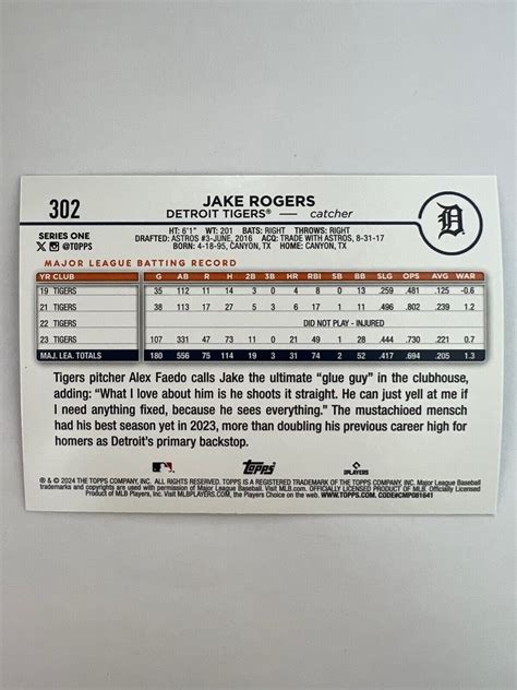 Topps Series Jake Rogers Easter Holiday Parallel Detroit