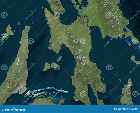 Leyte Philippines Low Res Satellite No Legend Stock Illustration Illustration Of Planet