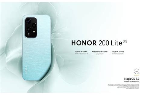 Honor 200 Lite Llega A Perú El Nuevo Smartphone Con Fotografía De