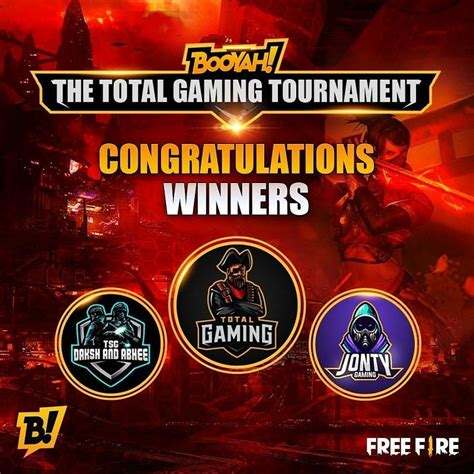 Free Fire Total Gaming Crowned Total Gaming Tournament Champions