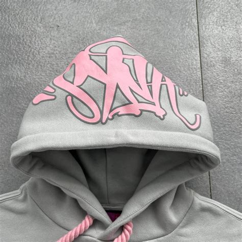 Synaworld Syna Logo Tracksuit Grey Pink Set Etsy