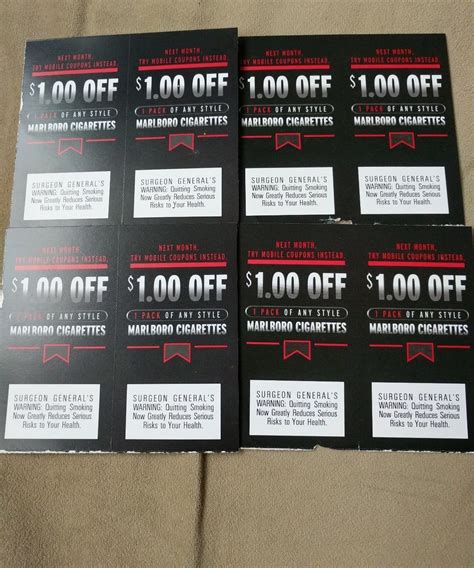 Marlboro Cigarette Coupons (#142982483313) - Gift Cards & Coupons ...