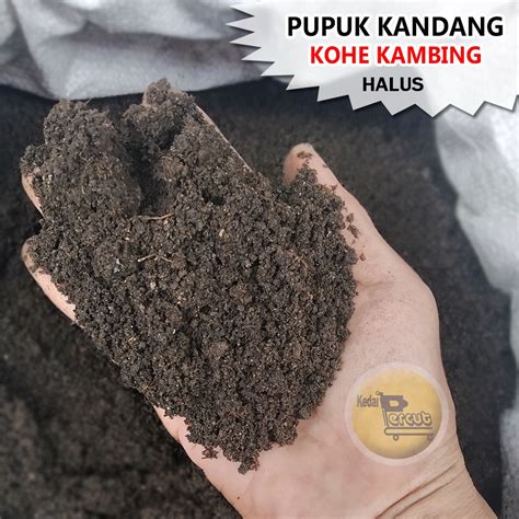 Jual Pupuk Kandang Organik Kohe Kambing Halus Shopee Indonesia