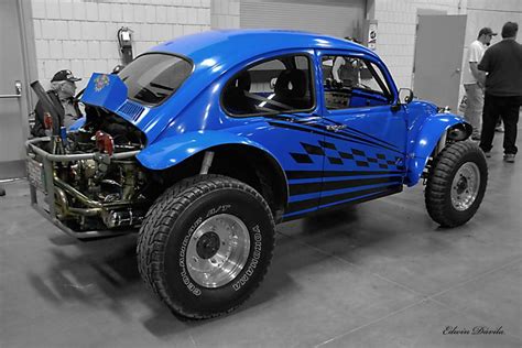 Blue Baja Bug Vw Beetle