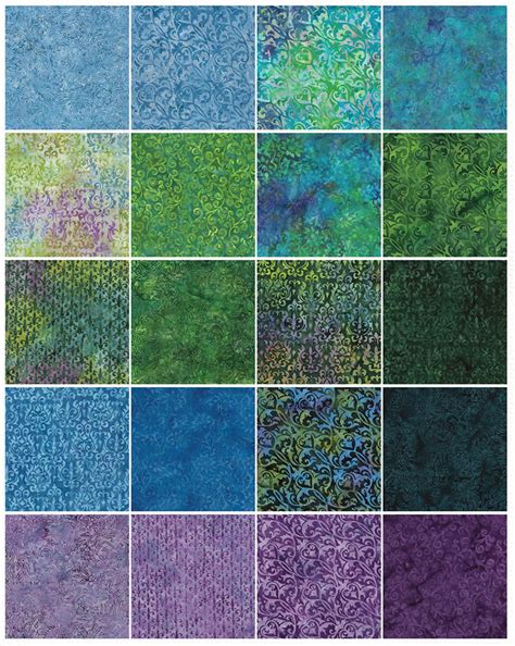 Royal Crown Batiks Island Strips Island Batik Fabrics Strips