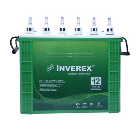 Inverex Tall Tubular V Ah Battery Sunergyx