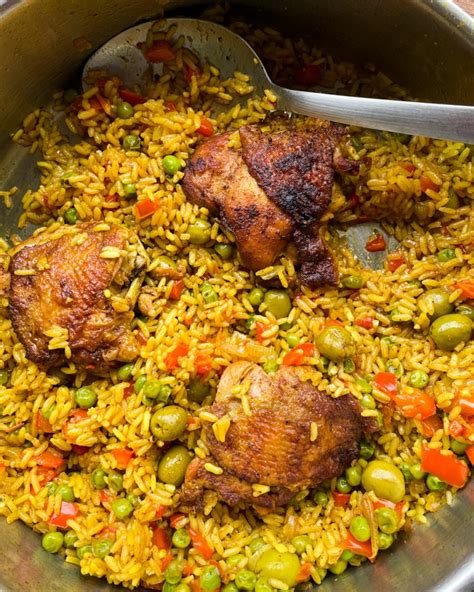 One Pot Arroz Con Pollo Chicken And Rice By Primal Gourmet Foodsocial